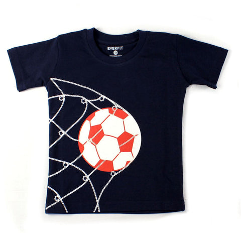 Camiseta de Bebé 10189P - con Mangas Estampado Soccer Ball