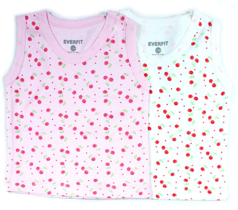 Camiseta de Bebe Niña- Cerezas 11365A