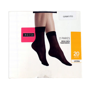 MEDIAS TOBILLERA PARA DAMAS 2 PARES 61