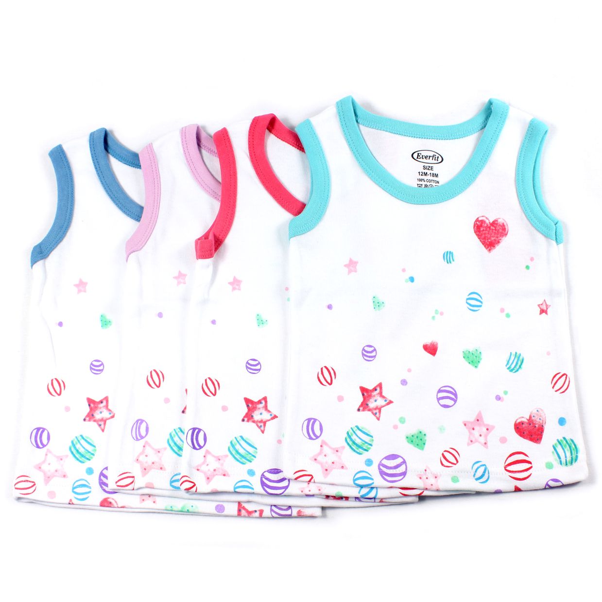 Camiseta de Bebe Niña - Loly Pops Print